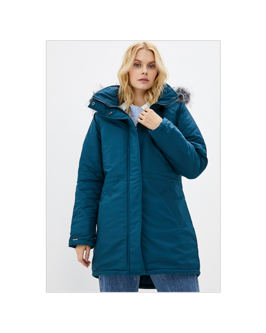 Dasti Парка на овчине Mont Blanc Aquamarine Wool Soft Touch Medium XS
