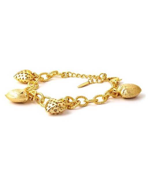 Xuping Jewelry Браслет цепочка на руку запястье под золото с крупными подвесками Клубнички Xuping