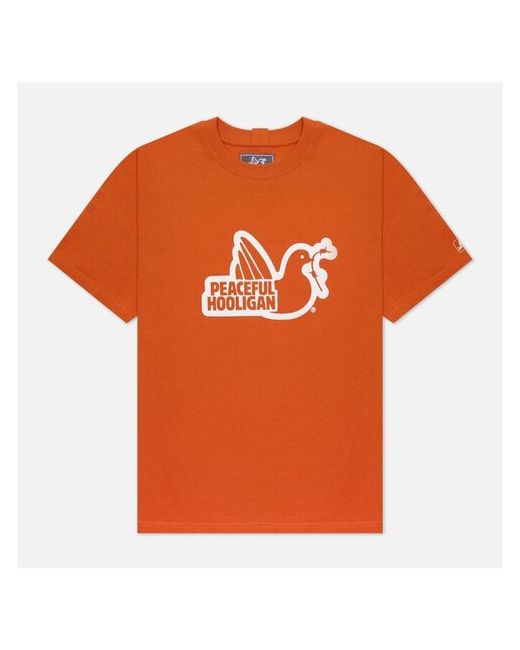 Peaceful Hooligan футболка Outline Dove оранжевый Размер L
