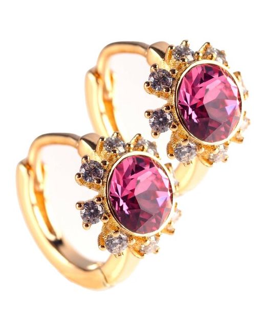 Xuping Jewelry Серьги кольца Xuping бижутерия сваровски сережки для девочек под золото