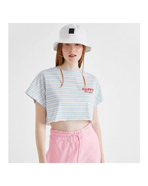Koton Футболка TEENAGE 1YAL18065OK ROSE STRIPE размер S