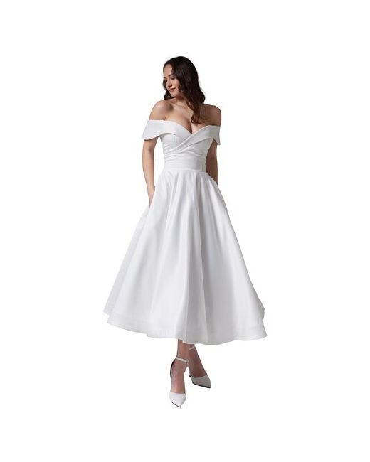 VEHOVAdresses Свадебное платье размер 44 регулируемый айвори