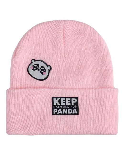 Beauty Fox Стильная шапка Keep calm and hug panda