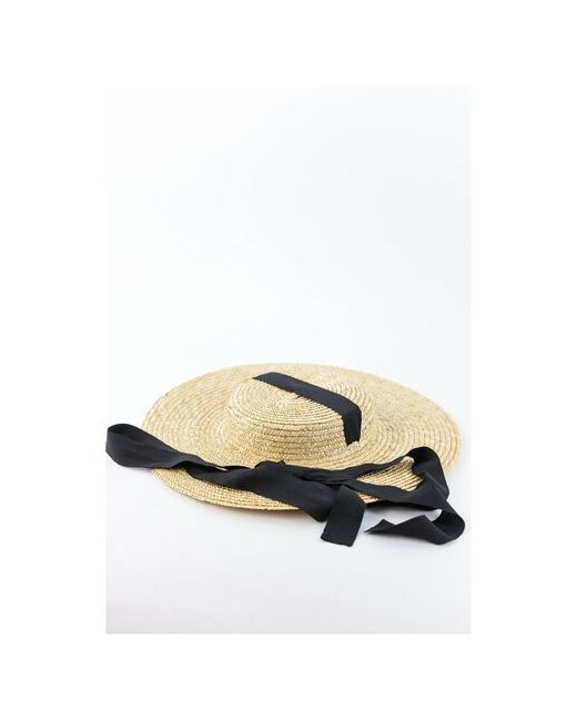 Carolon Соломенная шляпа Канотье с атласной лентой 56/59 размер