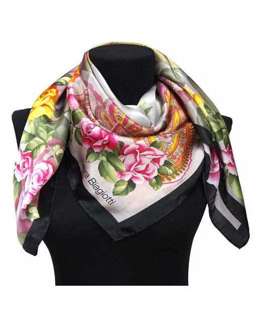 Laura Biagiotti Шелковый платок с дизайном в виде цветов 821568