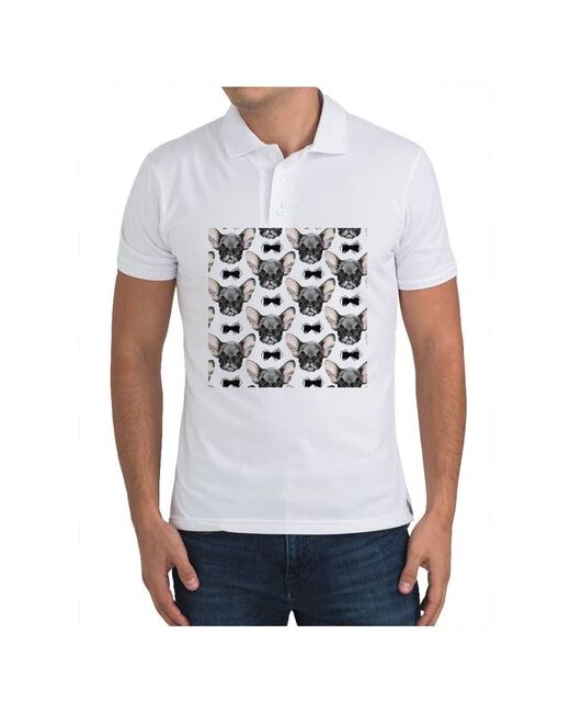 CoolPodarok Рубашка поло Собаки. Французский бульдог