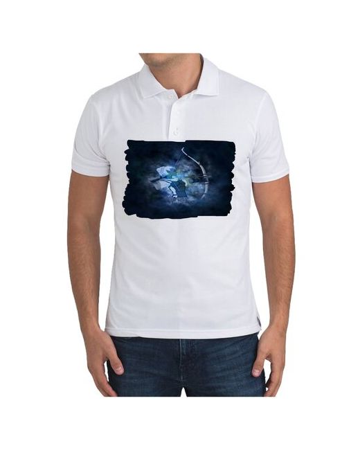 CoolPodarok Рубашка поло Знаки зодиака Стрелец Созвездия Звёзды