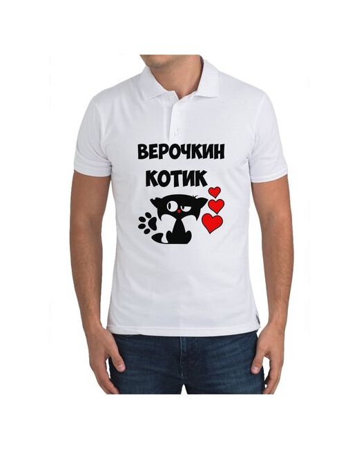 CoolPodarok Рубашка поло Верочкин котик