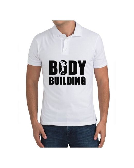 CoolPodarok Рубашка поло Bodybuilding спорт Бодибилдинг