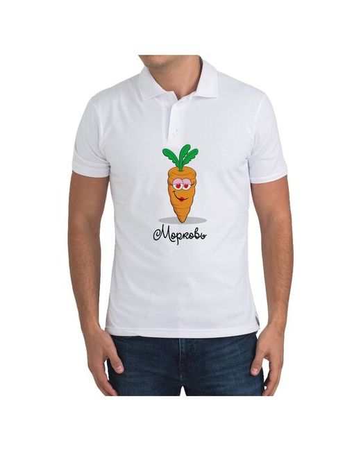 CoolPodarok Рубашка поло Морковь есть пара