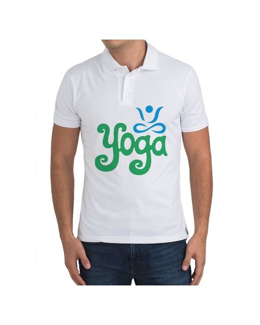 CoolPodarok Рубашка поло Йога. yoga