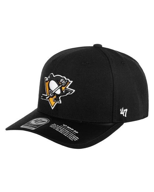 '47 Brand Бейсболка 47 BRAND H-CLZOE15WBP Pittsburgh Penguins NHL размер ONE