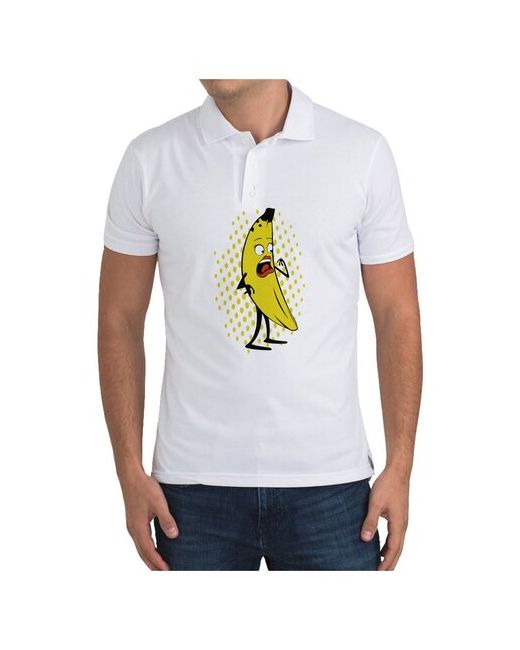 CoolPodarok Рубашка поло Банан Ж