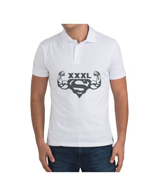 CoolPodarok Рубашка поло супермен XXXL