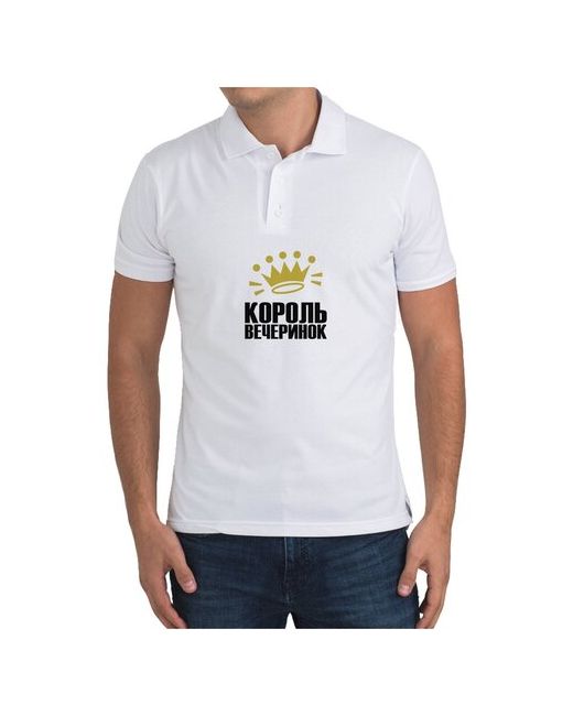 CoolPodarok Рубашка поло Король вечеринок корона