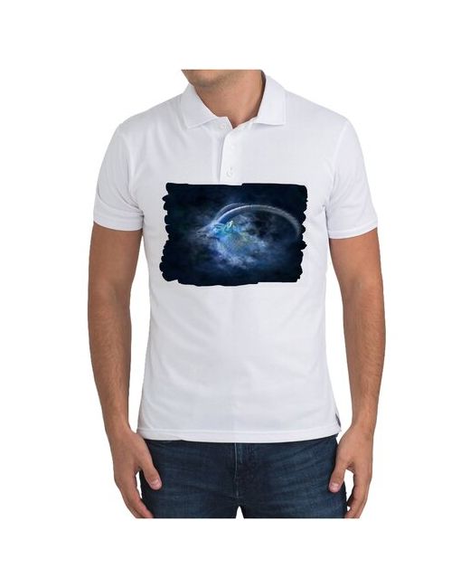 CoolPodarok Рубашка поло Знаки зодиака Козерог Созвездия Звёзды