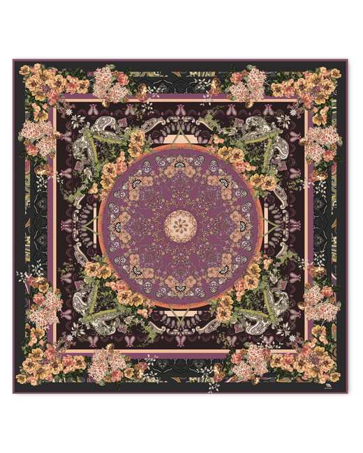 GettLucky шелковый платок с цветочным принтом
