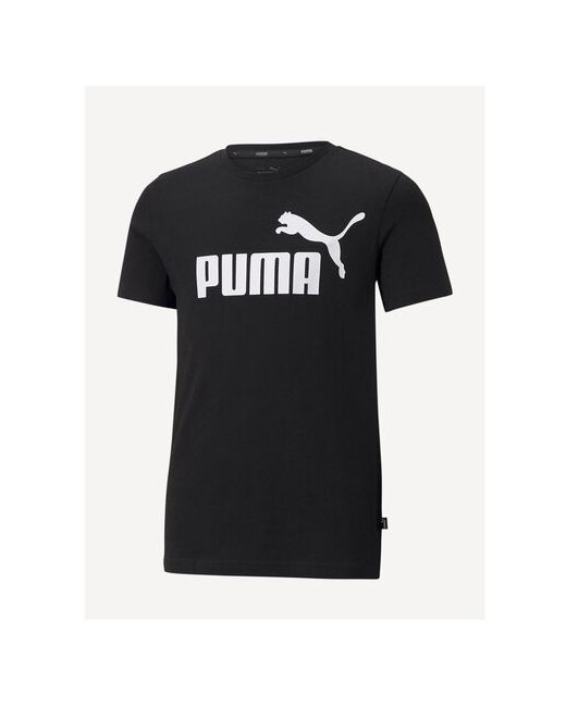 Puma Футболка ESS Logo Tee размер 116 Black