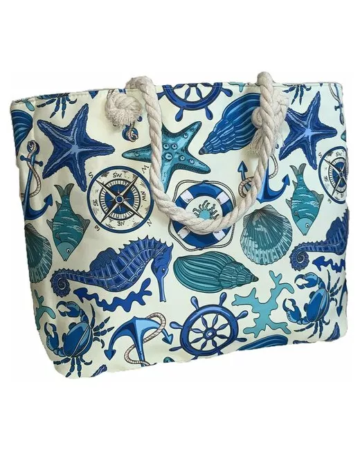fashion & bag Пляжная сумка с ракушками