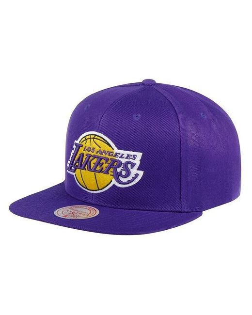 Mitchell Ness Бейсболка с прямым козырьком 6HSSSH21228-LALPURP Los Angeles Lakers NBA размер ONE