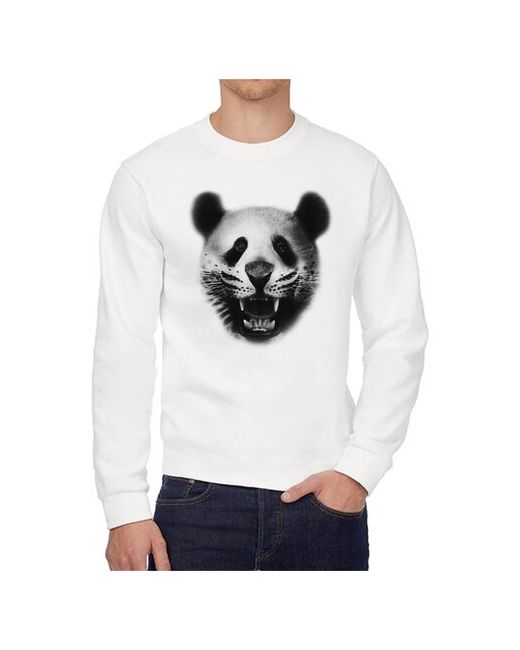CoolPodarok Свитшот Животные Панда с клыками