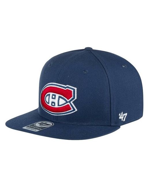 '47 Brand Бейсболка с прямым козырьком 47 BRAND H-NSHOT10WBP Montreal Canadiens NHL размер ONE