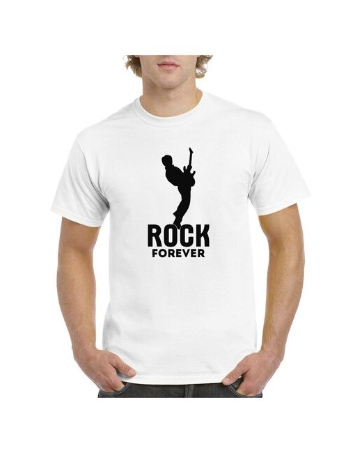 CoolPodarok Футболка Rock forever рок навсегда