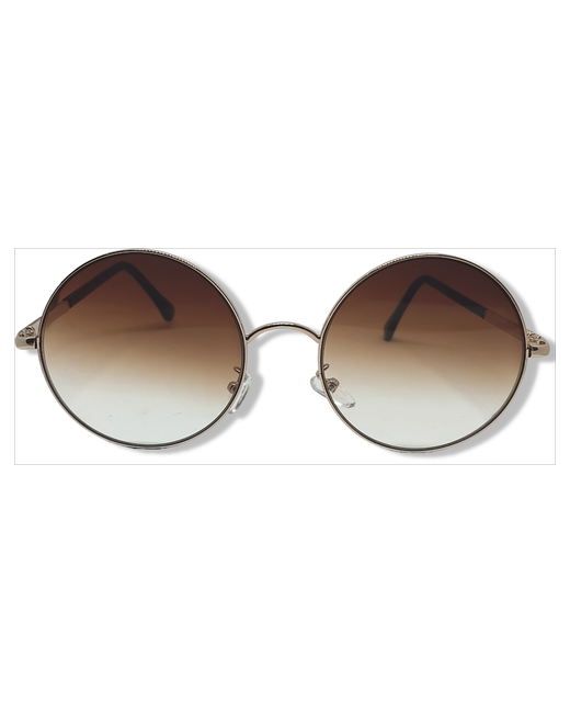 Marston Book Services Круглые коричневые солнцезащитные очки
