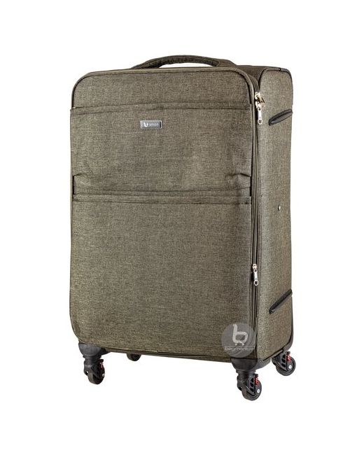 Union Тканевый чемодан на 4-х колесах Багаж Средний М 75 Л Прочный и непромокаемый