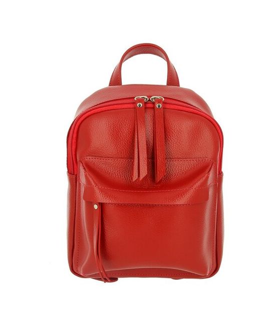 Versado кожаный рюкзак VD193 light red