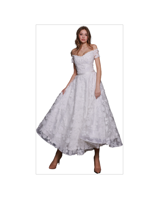 VEHOVAdresses Свадебное платье размер 44 регулируемый айвори