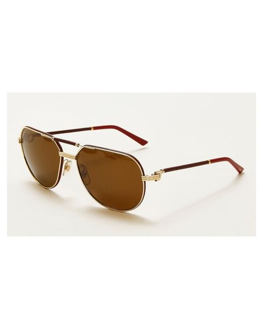 Cartier Ресейл очки Sunglasses Бордовый Отличное
