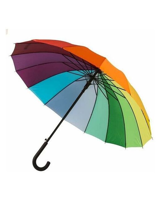 Angel Зонт-трость автоматический 91смЗонт радуга семейный защитой от ветра светоотражающей зонтик гриб