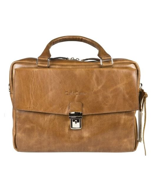 Carlo Gattini кожаная сумка для ноутбука Terrazzo cognac 1031-03