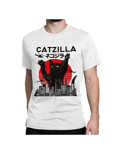 Dream Shirts Футболка Dreamshirts Studio Котик Годзилла Котзилла Godzilla XL