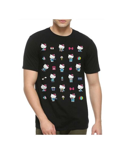 Dream Shirts Футболка Dreamshirts Studio Hello Kitty Котик Черная S