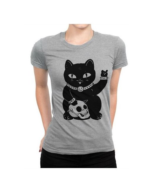 Dream Shirts Футболка Dreamshirts Studio Рок Котик Манеки-неко с котом 2XL