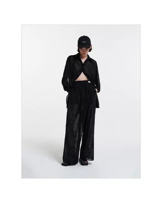 Outlaw Moscow Штаны Black Transparent Pants размер S
