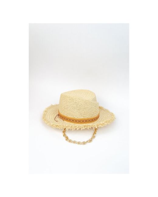 Carolon Соломенная шляпа мягкой формы светло-желтый 56/59 размер