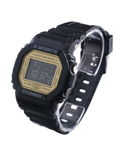 нет бренда Часы наручные электронные Shunway S-605A d4 см с будильником микс