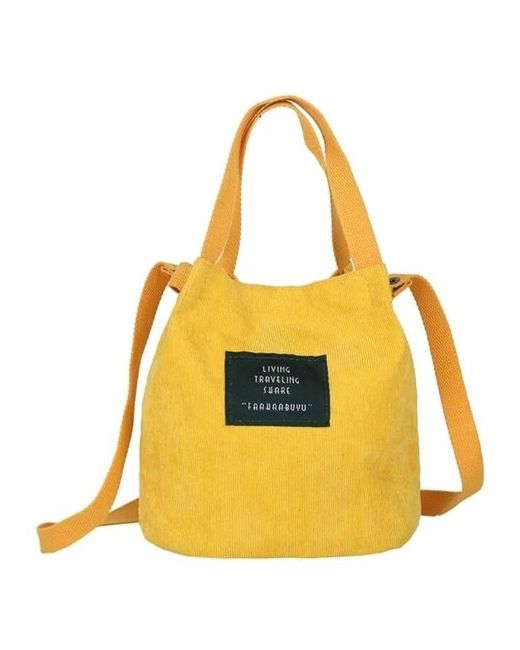 Lemonase сумка через плечо тканевая шоппер шопер маленькая