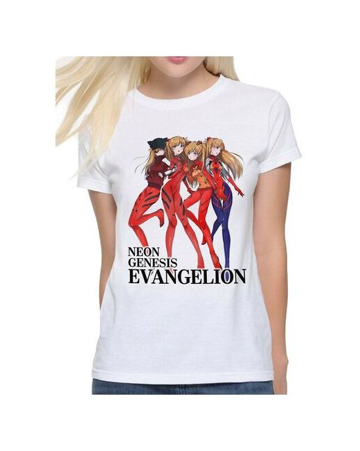 Dream Shirts Футболка DreamShirts Studio Евангелион Neon Genesis Evangelion Аниме Аска Лэнгли 3XL