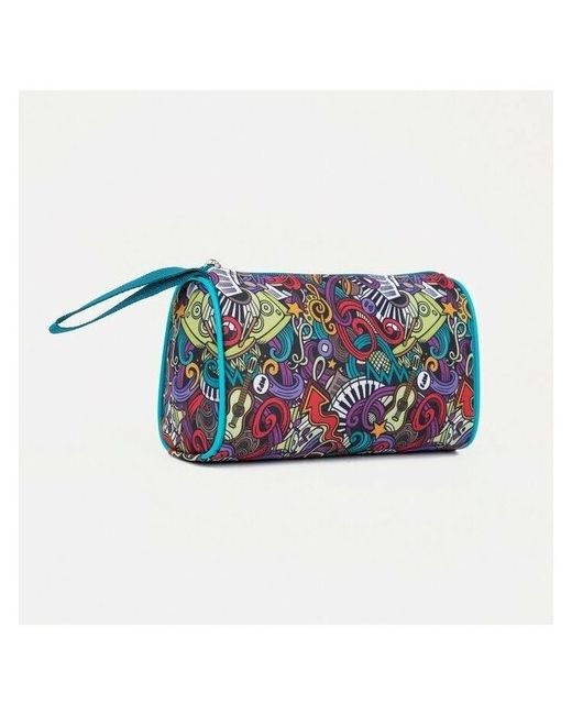 Бако текстиль Косметичка-сумочка отдел на молнии разноцветный