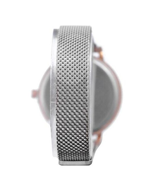 GorodOk Часы наручные Овимин d3.8 см ремешок на магните хром