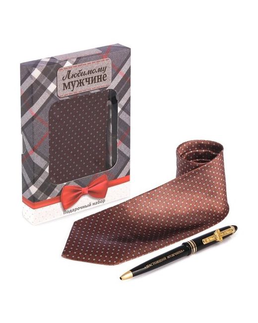 Korban Подарочный набор Любимому мужчине галстук и ручка