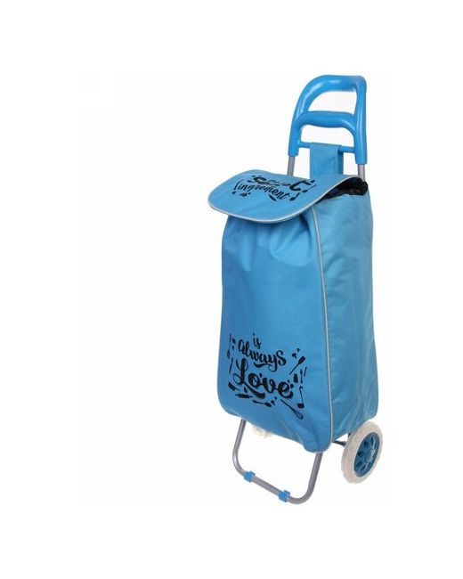 Селфи Тележка хозяйственная с сумкой 953034см колеса 16смгрузоподъемность до 30 кг BF6007 синяя