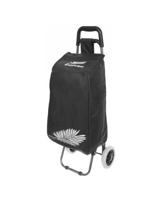 Селфи Тележка хозяйственная с сумкой 933034см колеса 16смгрузоподъемность до 30 кг Shopping черная