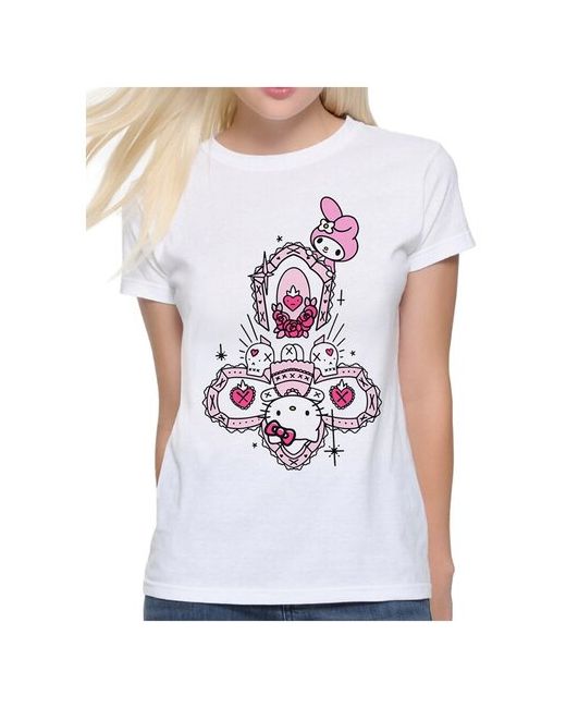 Dream Shirts Футболка DreamShirts Studio Hello Kitty Хеллоу Китти Аниме S