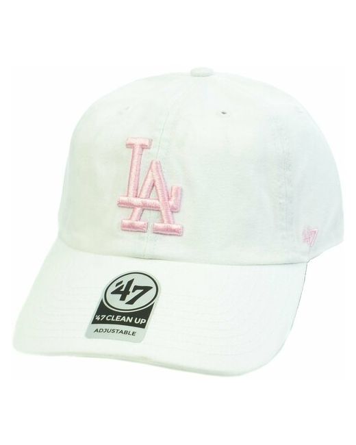 47 Brand Бейсболка Clean Up Los Angeles Dodgers RGW12GWSNL OS розовый