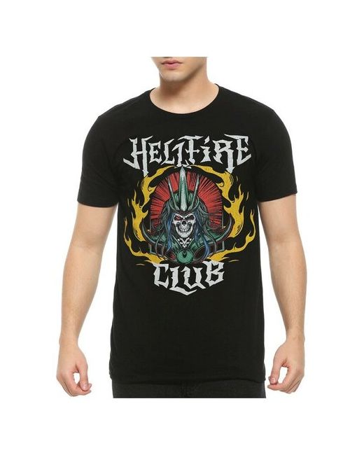 Dream Shirts Футболка Hellfire Club Stranger Things Очень странные дела Черная M